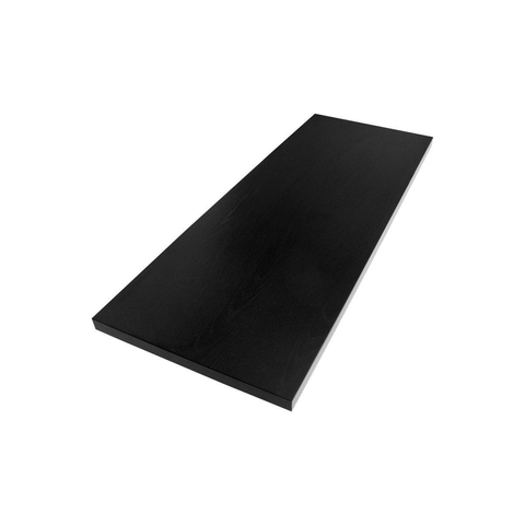Saniclass TopPlaat - 121x46cm - rechthoek - MFC - black wood SW86573